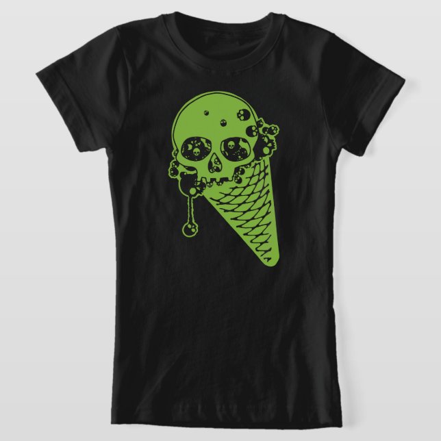 Green Giison Ice Creme Cone T - Shirt (Ablage )