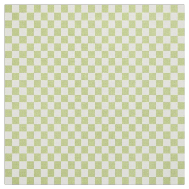 Green Gingham Fabric Stoff (Muster)