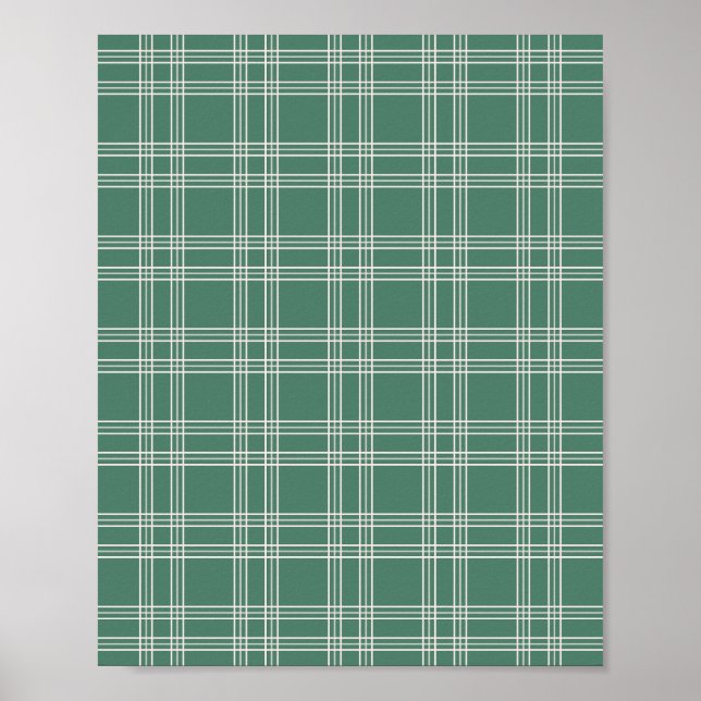 Green Gingham Poster (Vorne)