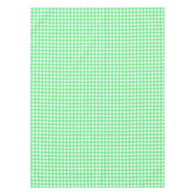 Green Gingham Tischdecke (Vorderseite)