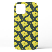 Green Gingko Leaf Nature Lover Botanisches Muster