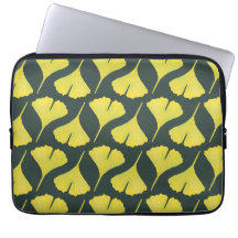 Green Gingko Leaf Nature Lover Botanisches Muster