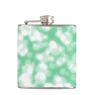 Green Glitzer Imitate Folie Confetti Flachmann