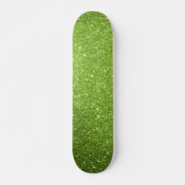 Green Glitzer Skateboard