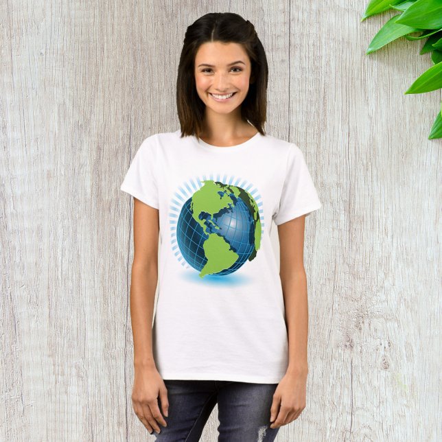 Green Globe T-Shirt (Von Creator hochgeladen)