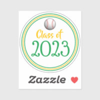 Green & Gold Baseball Class Year Abschluss