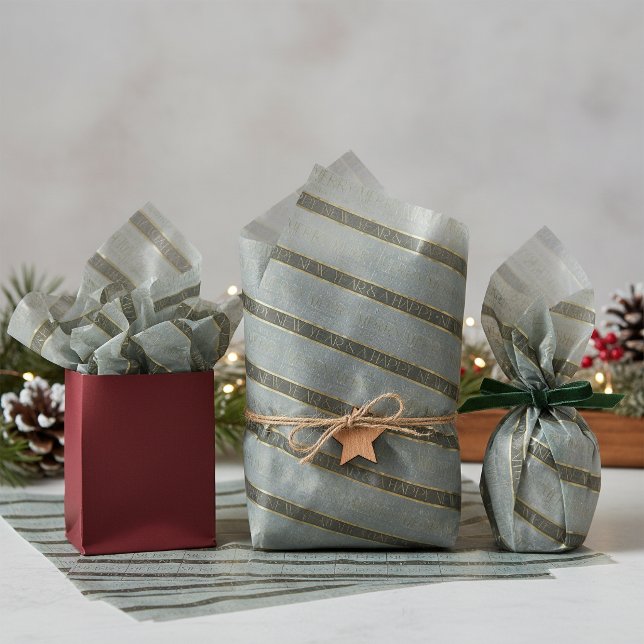 Green Gold Christmas Muster#35b ID1009 Seidenpapier (Von Creator hochgeladen)