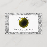 Green Gold Crystal Ball & Diamond Fortune Telling 