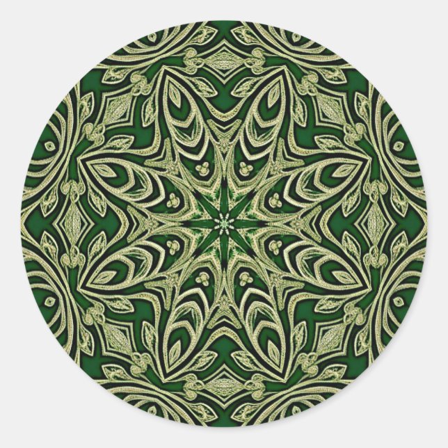 Green Gold Decorative Sticker (Vorderseite)
