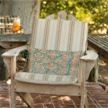 Green Gold Floral Persian Patio Außenbereich