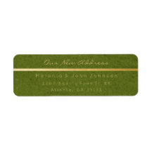 Green Gold Kraft Vielen Dank New Adress UAWG