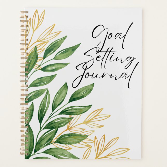 Green Gold Objectif esthétique Fixer Journal (Devant)