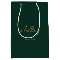 Green & Gold Personalisierte Hochzeitsgesellschaft