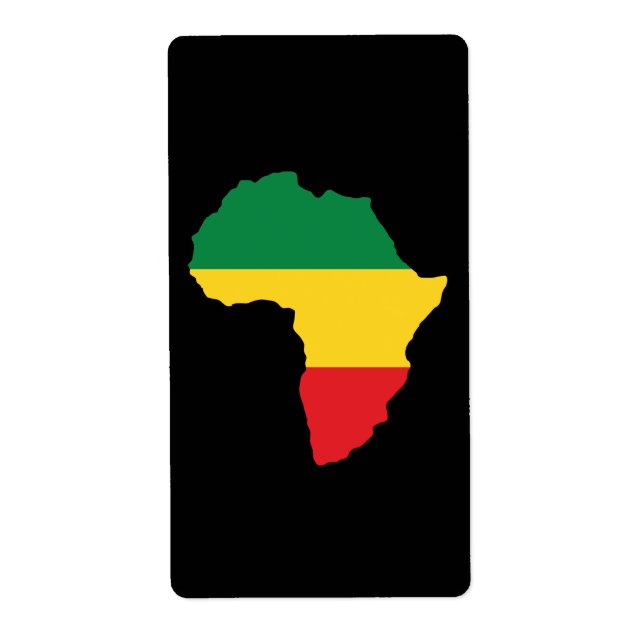 Green, Gold & Red Africa Flag (Vorne)