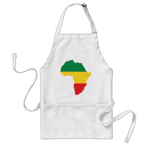 Green, Gold & Red Africa Flag Schürze