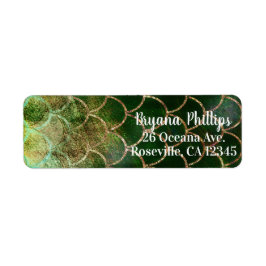 Green & Gold Shimmer Meerjungfische Scala