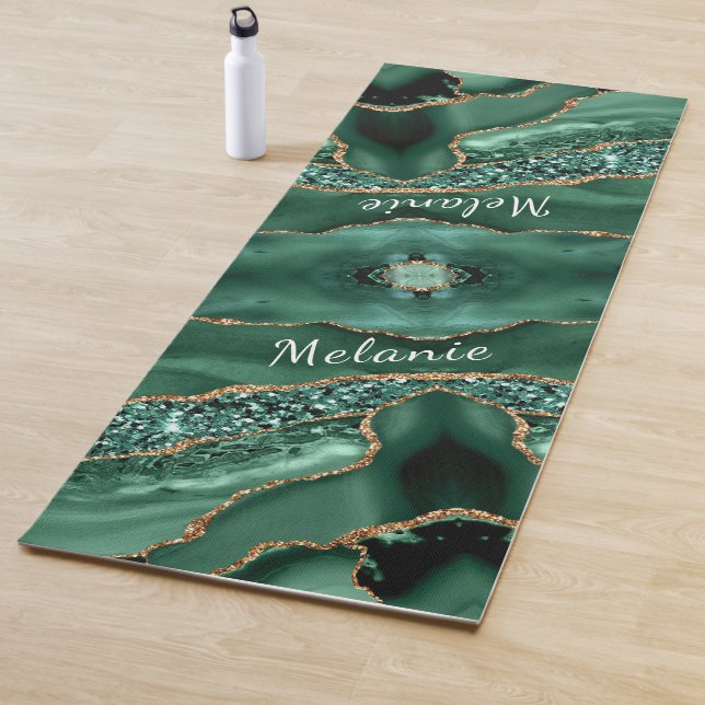 Green Gold Smarald Custom Yoga Mat Yogamatte (Beispiel)