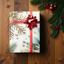 Green Gold Snowflake Holiday Luxus Wasserfarbe