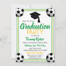 Green & Gold Soccer Graduation Party