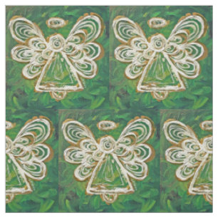 Green Golden Guardian Angel Kunststoffe Stoff