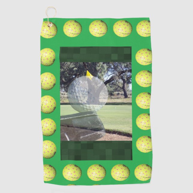 Green Golf Design, Golfhandtuch (Vorderseite)