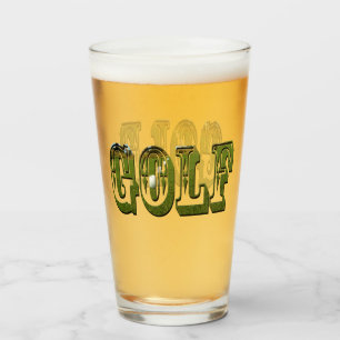 Green Golf Picture Logo, Glas