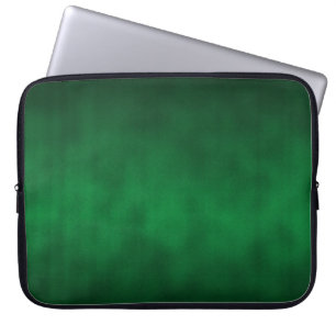Green Gothic Ombre Hintergrundkunst Laptopschutzhülle