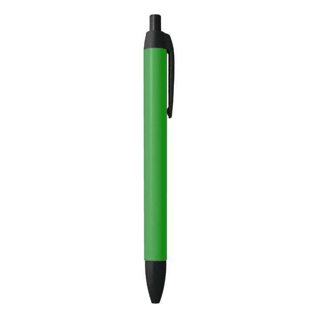 Green Gradient Ombre Vivid Modern Simple Kugelschreiber (Unterseite (Vertikal))
