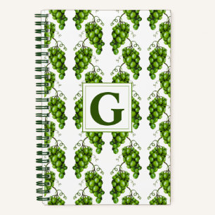 Green Grapes-Notebook Notizbuch