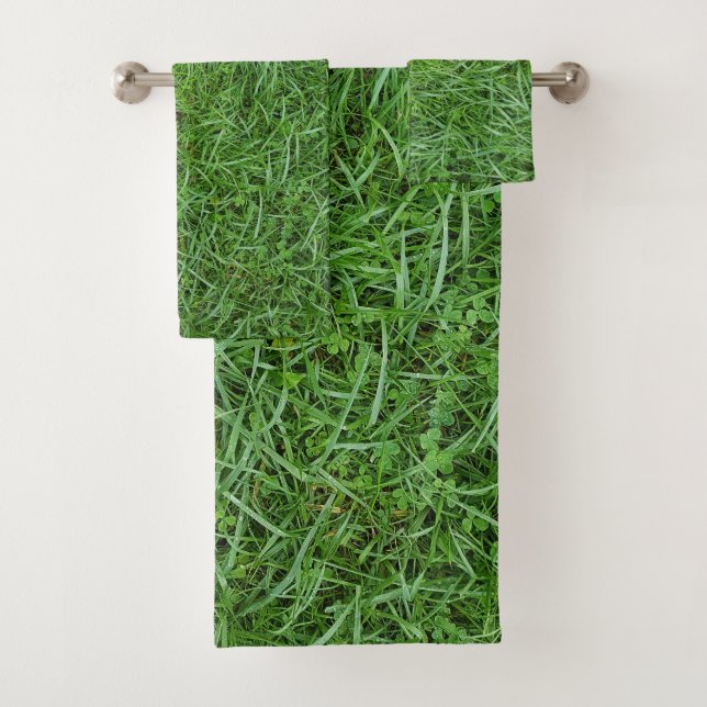 Green Grass Badhandtuch Set (Insitu)
