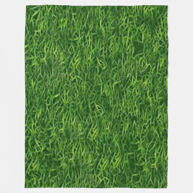 GREEN GRASS FLEECE BLANKET (Vorderseite)