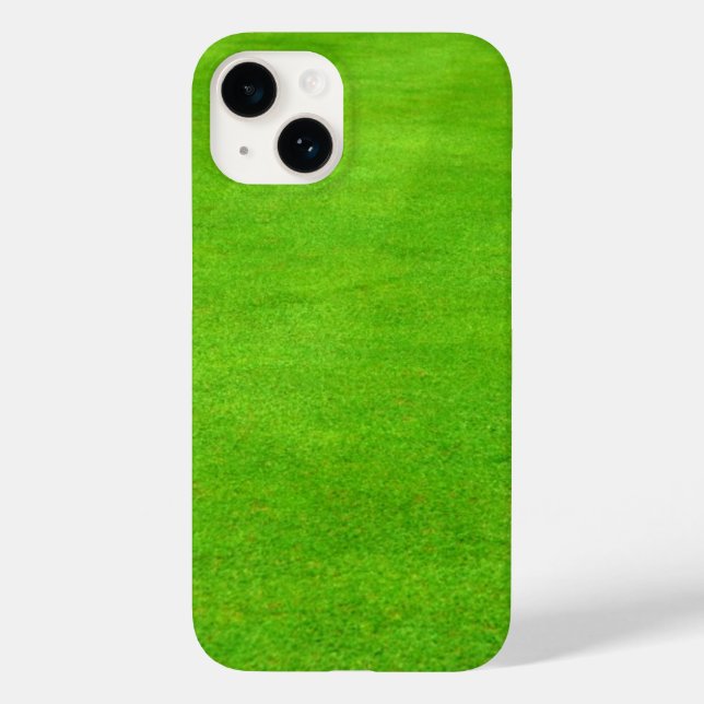 Green Grass Golf Turf Case-Mate iPhone 14 Hülle (Rückseite)