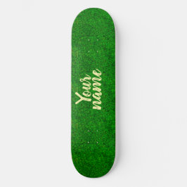 Green grass texture from a soccer field skateboard