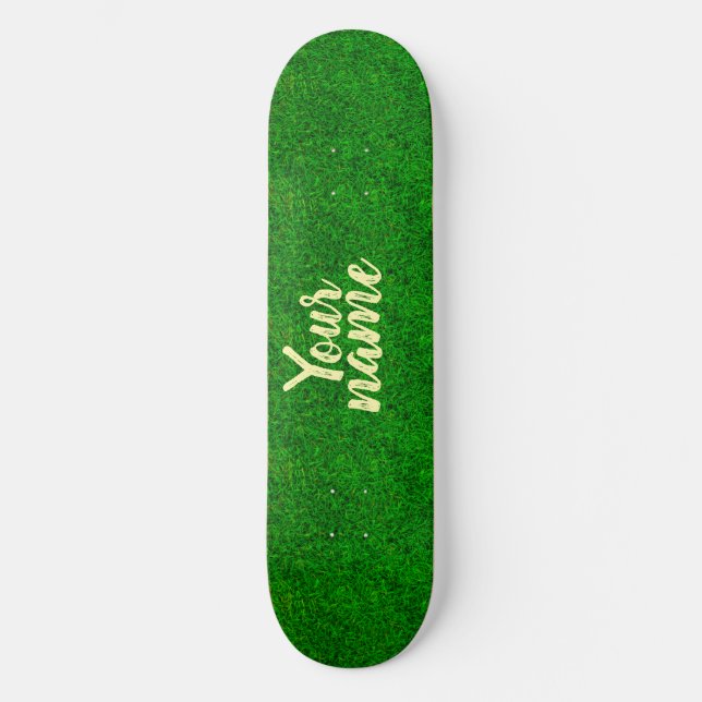 Green grass texture from a soccer field skateboard (Vorderseite)
