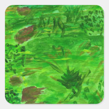 Green green grass dans les autocollants de terrain