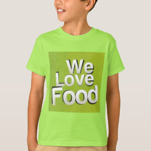Green Grub Club: Wir hören Lebensmitteldesign T-Shirt