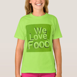 Green Grub Club: Wir hören Lebensmitteldesign T-Shirt