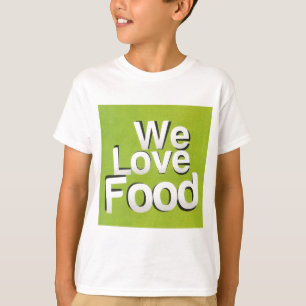 Green Grub Club: Wir hören Lebensmitteldesign T-Shirt