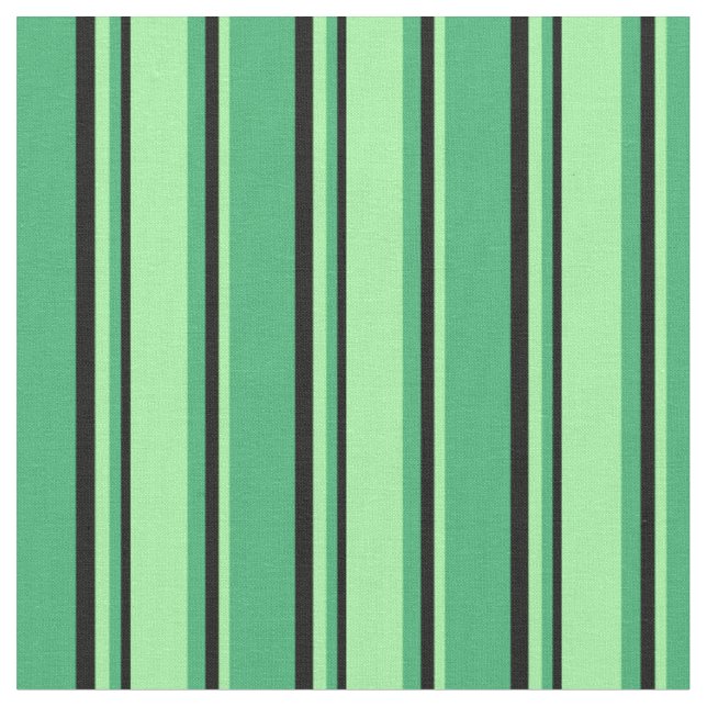 Green, grün und schwarz gefärbtes Muster Stoff (Nahaufnahme)