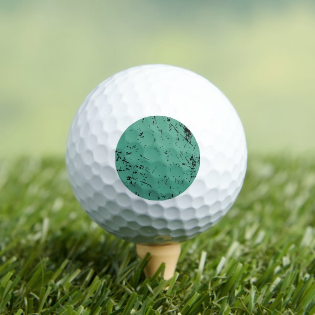 Green Grunge-style Golfball (Insitu T-Shirt)