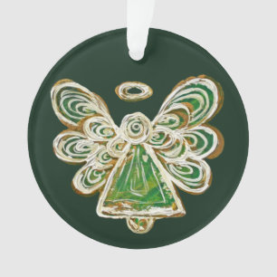 Green Guardian Engel Weihnachtsanhänger Ornamente