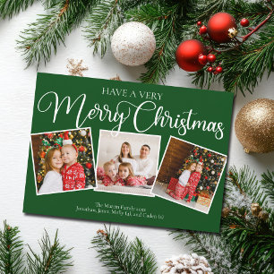 Green haben eine sehr frohe Weihnachten 3 Foto Col