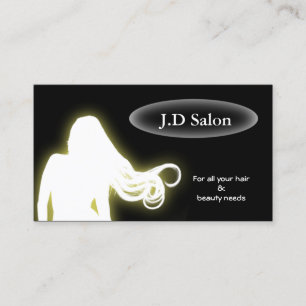 Green Hair Salon Visitenkarten Visitenkarte