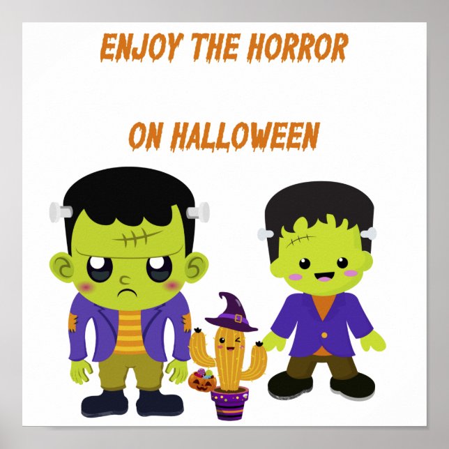 Green Halloween Poster (Vorne)