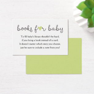 Green Heart bringen eine Babydusche mit Buchungsan