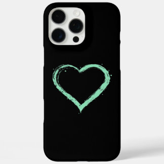 Green Heart Essential iPhone 16 Pro Max Hülle