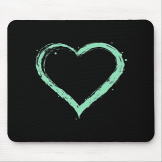 Green Heart Essential Mousepad