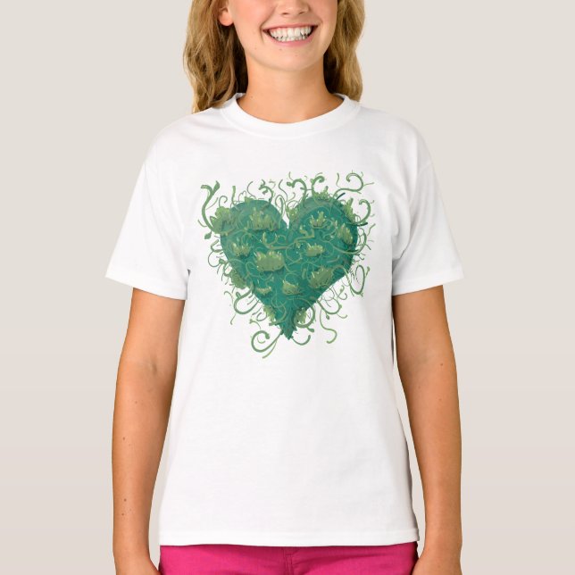 Green Heart Inside T-Shirt (Vorderseite)