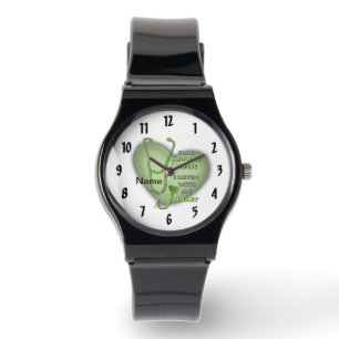 Green Heart Midfrau Nurse Armbanduhr