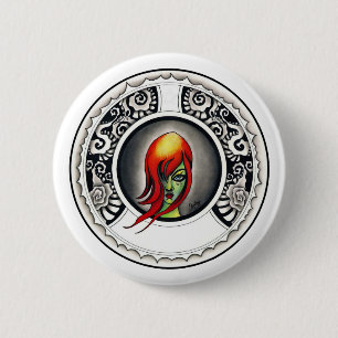Green Hexe Button